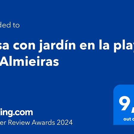 FeneCasa Con Jardin En La Playa De Almieiras别墅 外观 照片